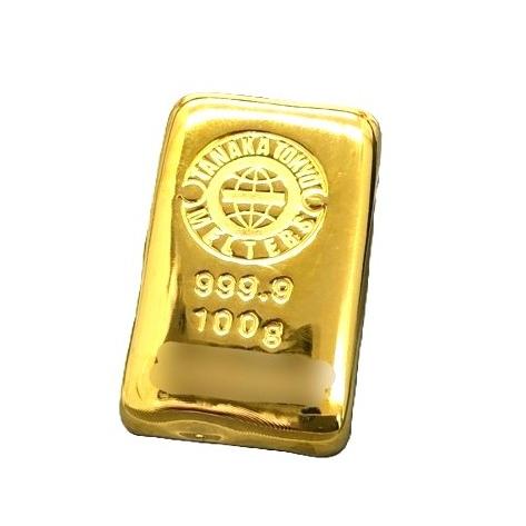 新品 純金 インゴット 地金 Au 100g 田中貴金属 インゴット 100g 金塊 24金 金の延...