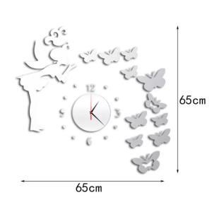妖精 時計 3Dウォールクロック 妖精 ウォー...の詳細画像5