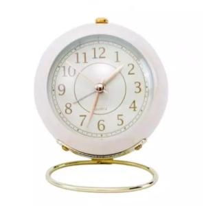 目覚まし時計 置時計 置き時計　クロック 韓国 アンティーク かわいい 北欧　丸時計　おしゃれ　インテリア