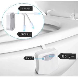 おしゃれ LED 人感センサーライト トイレ ...の詳細画像1