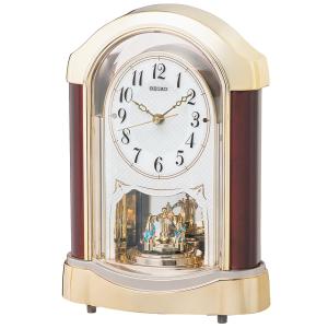 【新品】セイコー SEIKO 電波置き時計 BY244G SEIKO セイコー 電波 置き時計 BY244G スタンダード 回転飾り