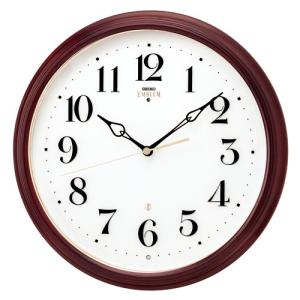 エンブレム 壁掛け時計 セイコー 電波 静音 電波時計 掛時計 クロック