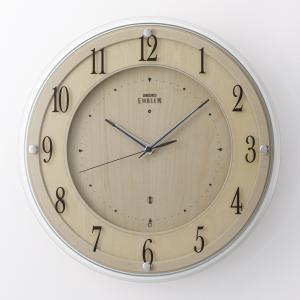 Y☆592　SEIKO　電波掛時計　EMBLEM　HS543W　未使用品！！ SEIKO セイコー EMBLEM エムブレム エンブレム HS543W 壁掛け