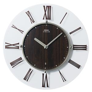 【のり】SEIKO EMBLEM 電波 掛け時計 HS540B Amazon.co.jp: セイコークロック 掛時計 茶木地 直径340x34mm