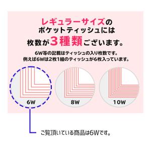 ポケットティッシュ 販促品 6W 1000個 ...の詳細画像1