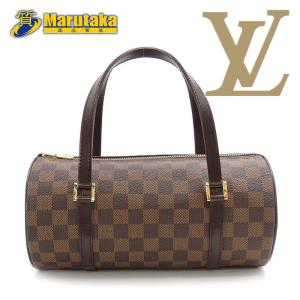 送料無料 ルイ・ヴィトン パピヨンPM パピヨン26 N51304 ハンドバッグ ダミエ エベヌ ブラウン LV　LOUIS VUITTON 逸品質屋 丸高｜ippin78marutaka