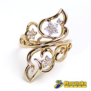 18金　イエローゴールド K18 エメラルド　ルビー　ダイヤモンド　リング　59 img57699612.jpg