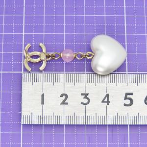 【シャネル】ピアス ハート 揺れる フェイクパ...の詳細画像3