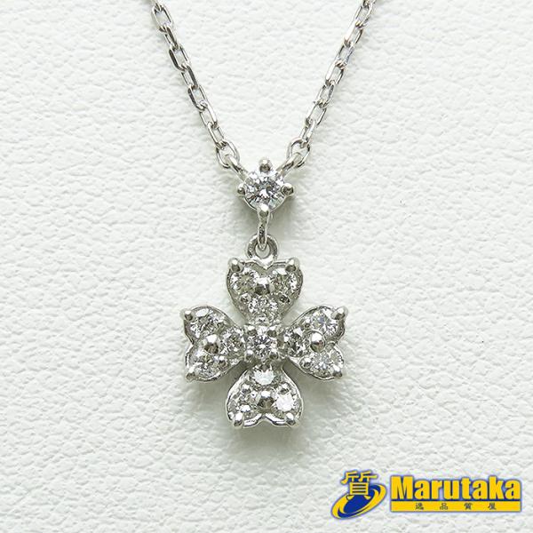 【 ヴァンドーム  VENDOME 】 プラチナ ダイヤモンド ネックレス 2002年クリスマス P...