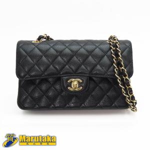 マトラッセ 未使用 シャネル ヴィンテージ 23 キャビアスキン ダブル