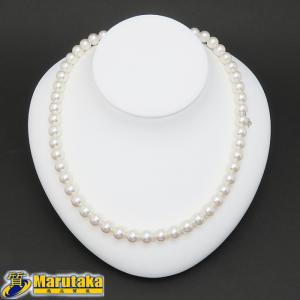 【ミキモト ザベストオブザベスト】Pt1000 K18WG パールネックレス 真珠 The Best of The Best 箱付 レディース ジュエリー MIKIMOTO 中古