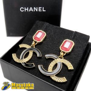 【 シャネル 】 ピアス CHANEL B24P ココマーク ピンクストーン ゴールド 箱付 アクセサリー 中古 26-106-2 逸品質屋 丸高 甲子園店