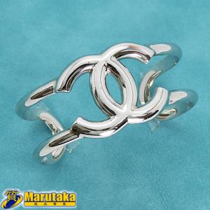 【シャネル バングル】ココマーク 幅広 透かし ブレスレット アクセサリー ヴィンテージ CHANEL 中古
