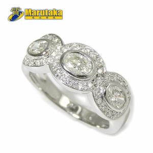 ダイヤモンド リング 16号 鑑別書 Pt900 プラチナ 指輪 逸品質屋 丸高