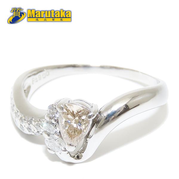 ダイヤモンド リング Pt900 0.562ct 0.50ct 25号 鑑別書 8.35g プラチナ...