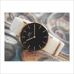 ダニエル ウェリントン Daniel Wellington 腕時計 DW00600310 Classic Black Dover ローズゴールド ナイロンストラップ 36mm｜腕時計専門店 壱品屋さん