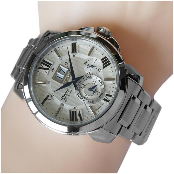 セイコー SEIKO 腕時計 SNP139J1 メンズ メタルベルト プルミエ キネティック パーペ...