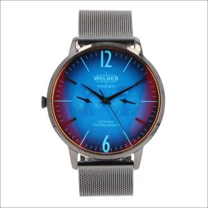 【完売御礼】 ウェルダー WELDER 腕時計 WWRS417 クォーツ 42mm メッシュメタルベルト 日付・曜日表示