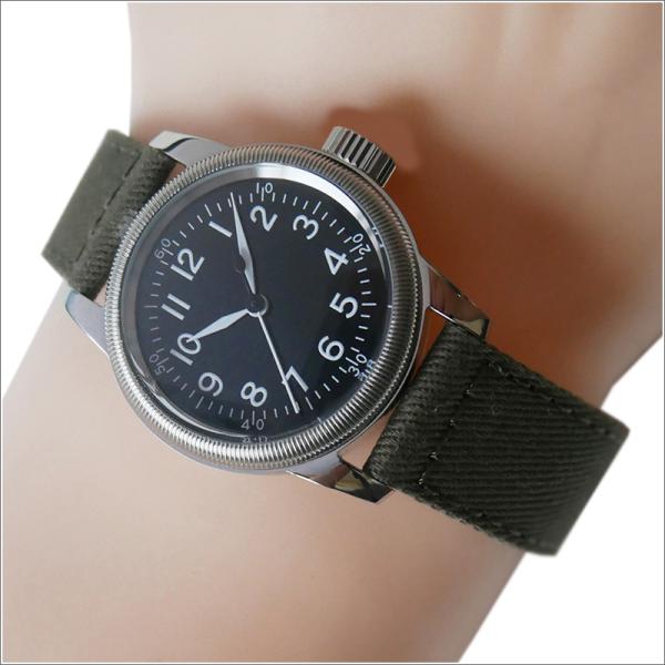 モントルロロイ ミリタリーウォッチ M.R.M.W. TYPE A-11 12H ブラック (221...