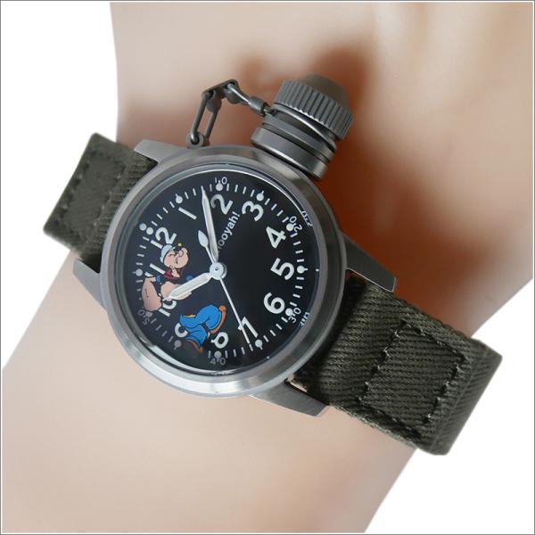 モントルロロイ ミリタリーウォッチ M.R.M.W. BUSHIPS POPEYE 特別モデル (2...