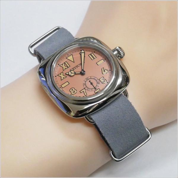 モントルロロイ ミリタリーウォッチ M.R.M.W CUSHION CALIFORNIA PINK ...