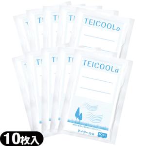 冷却シート テイコクファルマケア テイクールα(TEICOOL ALPHA) 10枚入り x10袋(合計100枚)｜ippo0709