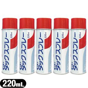 ミリオン タックスプレー 220mL x 5個 テーピング 粘着スプレー 共和 TACK SPRAY 261201 当日出荷｜ippo0709