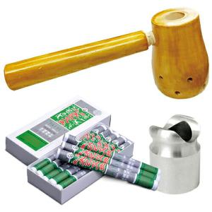 棒灸セット らくらく温灸器(おんきゅうき)+New新消しつぼ+棒灸 温灸純