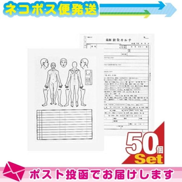 最新針灸カルテ(最新鍼灸カルテ)(しんきゅう) x 50枚入 (B5・A4指定)(SS-104) ：...