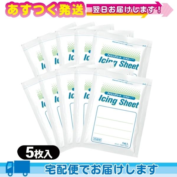 冷却材 大石膏盛堂 アイシングシートS(14x10cm) 5枚入り x10袋(合計50枚)+レビュー...