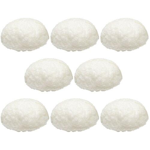 こんにゃくスポンジ 山本農場 こんにゃくパフ 和の力 無地 ベビー&amp;フェイス x 8個セット ：ネコ...