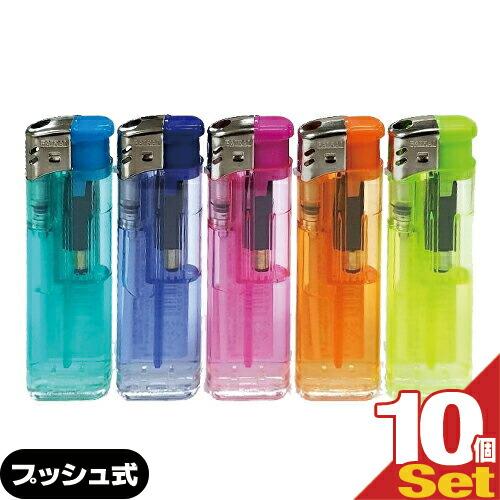 使い捨てライター BAIKAL(バイカル) プッシュ式電子ライター x10本 ：ネコポス送料無料 爆...