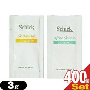 schick（シック） シェービングクリーム 3g x 500個 パウチ
