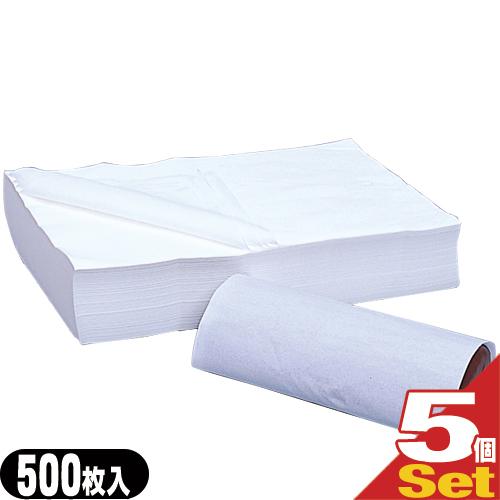 マクラカバー 不織布 ピローシート 30cmx50cm 500枚入x5個セット (SB-0512)