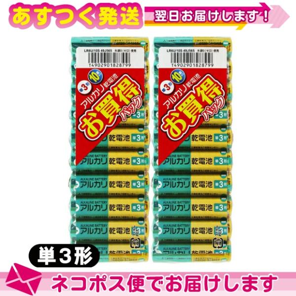 単3電池 三菱電機(MITSUBISHI) アルカリ乾電池 単3形 LR6U/10S 1.5V (1...