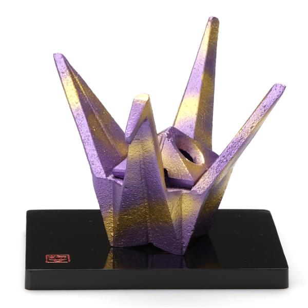 三枝惣太郎 香炉 華鶴（はなづる）紫