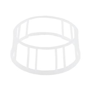 軟質ポリエチレン製　菅笠用サイズフリー五徳　（クリア）