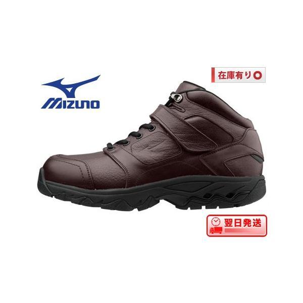 【足幅F】ミズノ　OD SPECIAL 2　ミッドカット　ブラウン