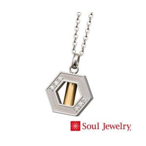 遺骨ペンダント Soul Jewelry チタン　ステラ　イエロー