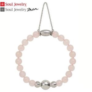 念珠ブレスレット プレミアム ローズクオーツ Soul Jewelry