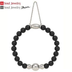 念珠ブレスレット プレミアム フロストオニキス Soul Jewelry