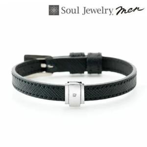 リストブレス　ノイ　ブラック　シルバー925　Soul Jewelry men