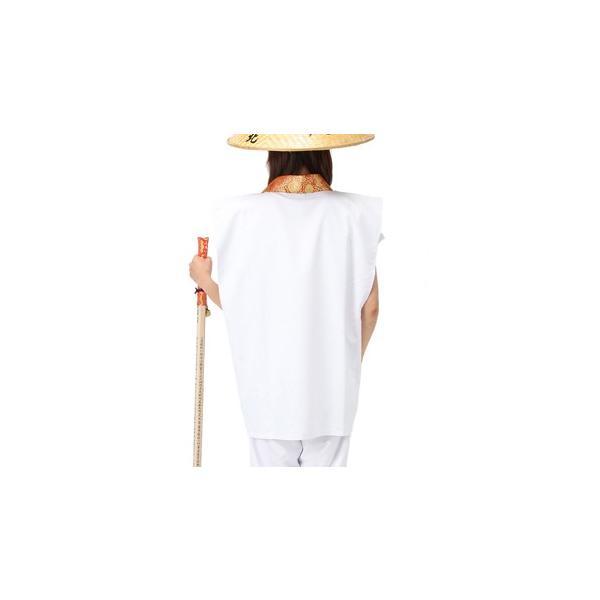 子供用 着用白衣（背文字無し　袖無し）