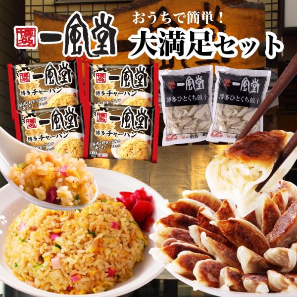 一風堂 餃子 チャーハン ひとくち餃子 炒飯 冷凍 一口 大容量 大満足 冷凍食品 おかず 子供 子...