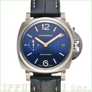 中古 オフィチーネパネライ OFFICINE PANERAI ルミノール ドゥエ PAM00926 W番(2020年製造) ブルー メンズ 腕時計｜ippuukishi