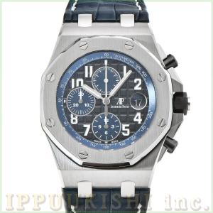 中古 オーデマ・ピゲ AUDEMARS PIGUET ロイヤルオーク オフショア クロノグラフ 26470ST.OO.A028CR.01 ブラック/ブルー メンズ 腕時計｜ippuukishi