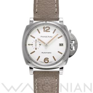 中古 パネライ OFFICINE PANERAI ルミノール ドゥエ PAM01043 W番(2020年製造) ホワイト ユニセックス 腕時計｜ippuukishi