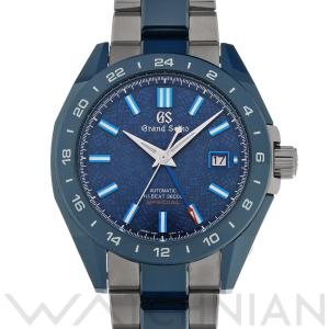 中古 グランドセイコー Grand Seiko スポーツコレクション メカニカル ハイビート36000 GMT キャリバー9S 20th SBGJ229 ブルー メンズ 腕時計｜ippuukishi