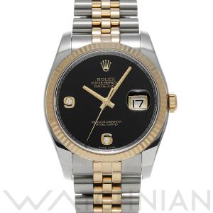 中古 ロレックス ROLEX デイトジャスト 36 116233 2BR ランダムシリアル ブラック...