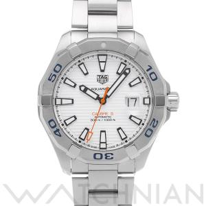 中古 タグ ホイヤー TAG HEUER アクアレーサー キャリバー5 WAY2013.BA0927 ホワイト メンズ 腕時計｜ippuukishi